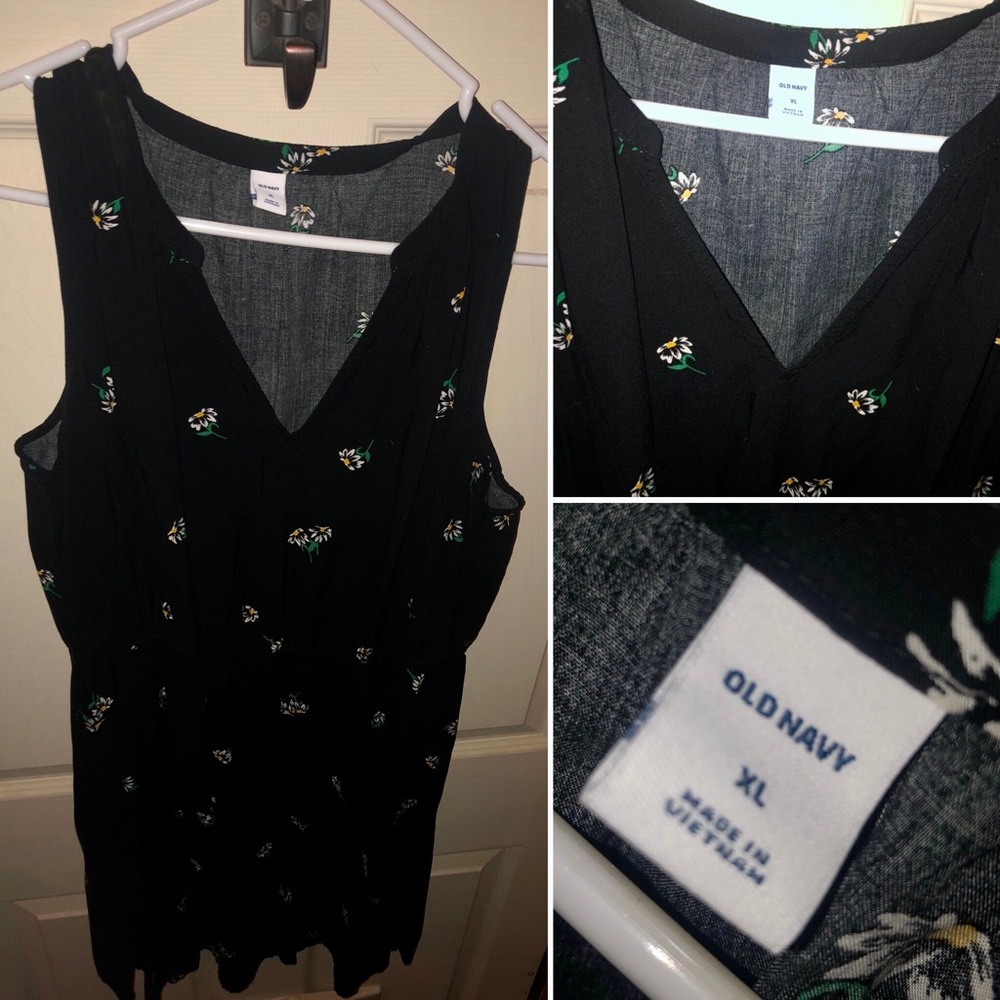 Cute V Neck Daisy Sundress